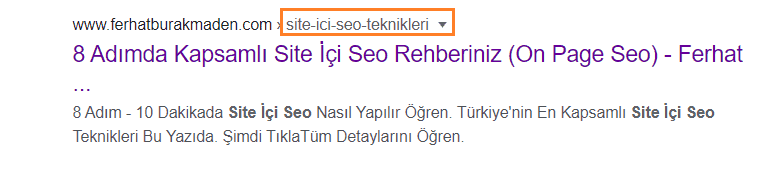 site içi seo teknikleri