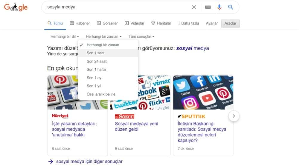 sosyal medya araştırması