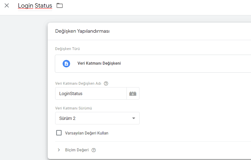 etiket oluşturma
