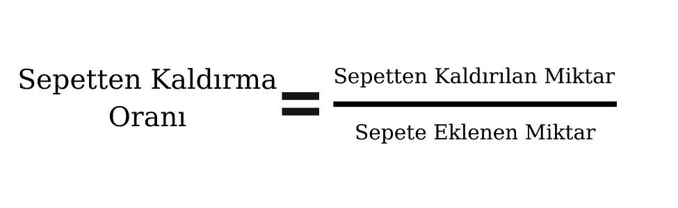 sepetten kaldırma oranı
